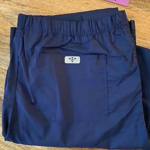 Navy scrub pants